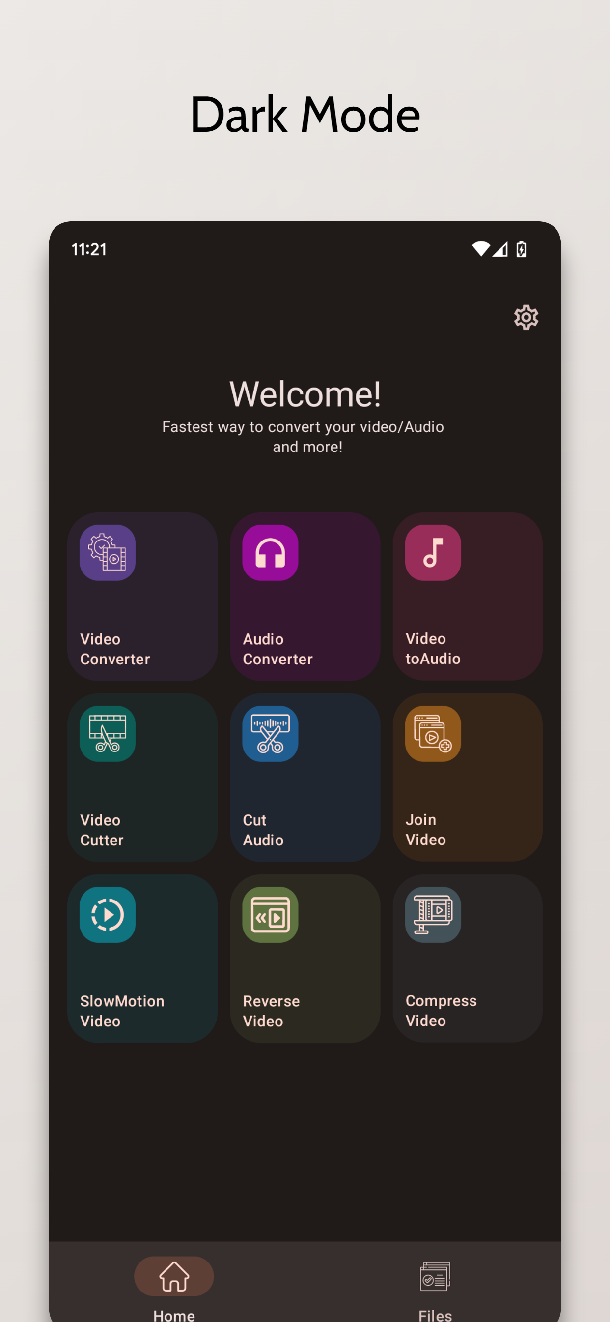 Video Editor additional editing screen